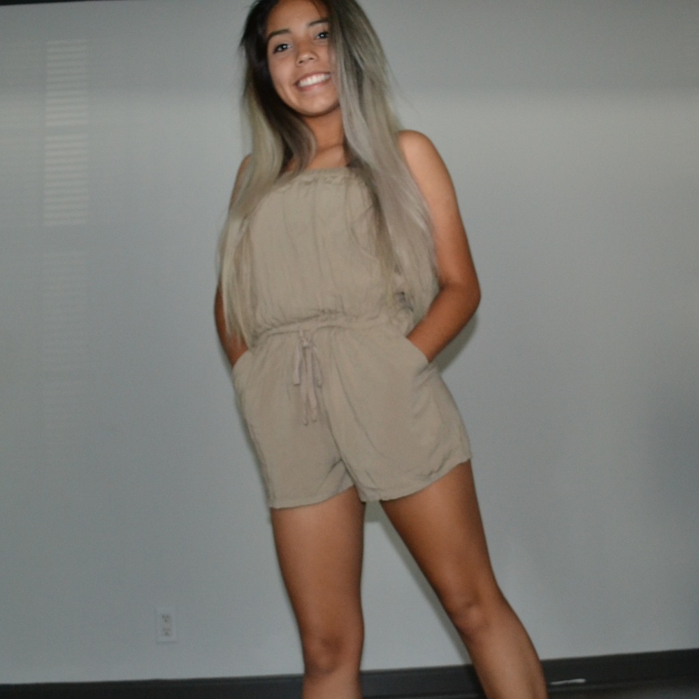Forever21 Nude Romper